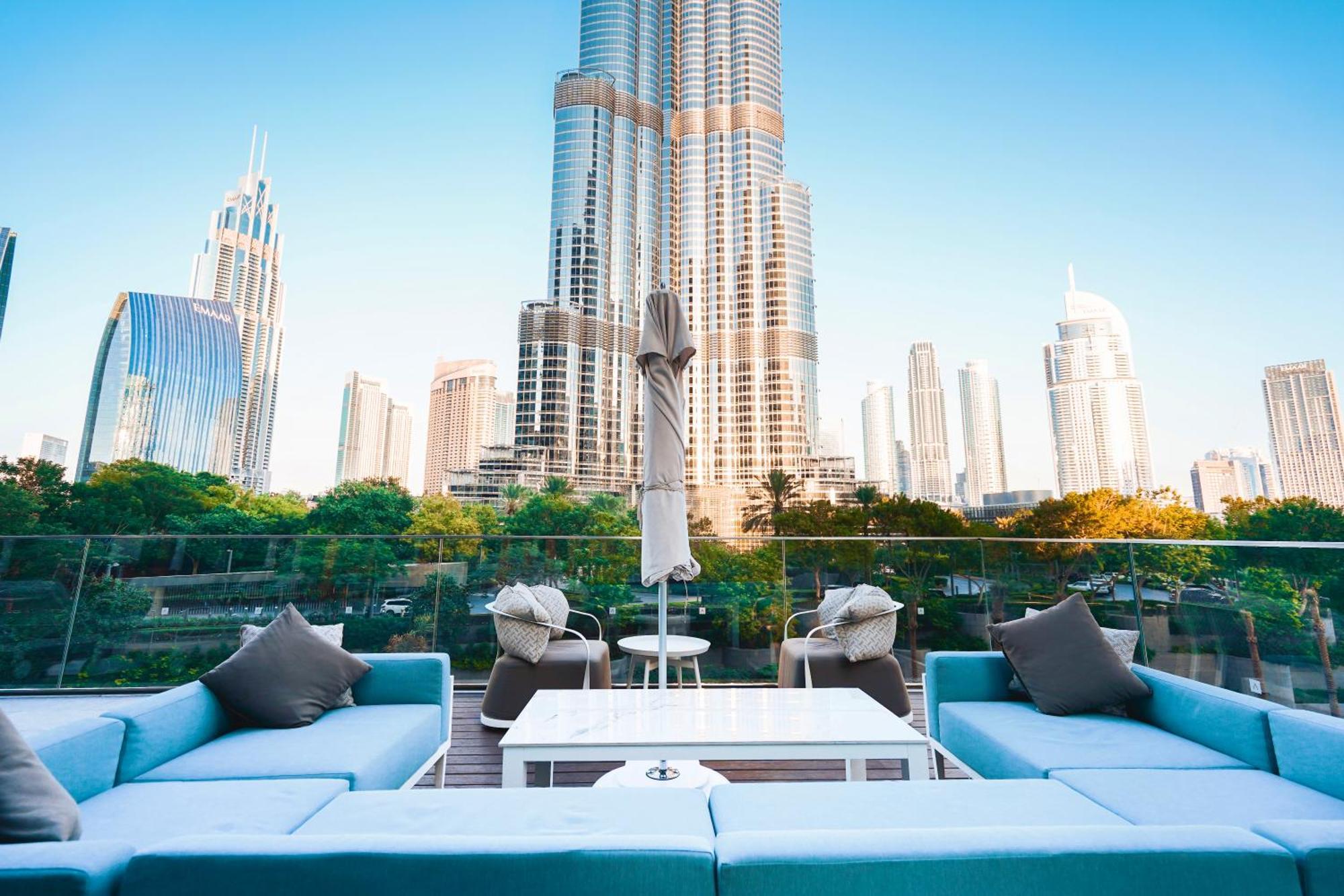 The Closest Building To Burj Khalifa With Fountain View In Address Opera Residence ドバイ エクステリア 写真